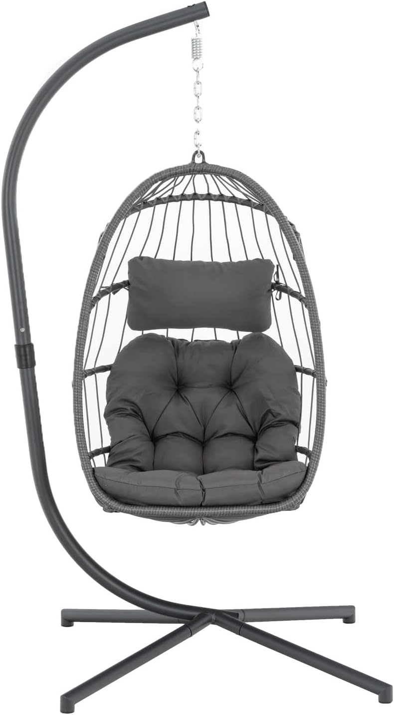 Outdoor Hammock Egg Hanging Chair with Cushion