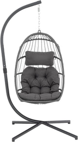Outdoor Hammock Egg Hanging Chair with Cushion