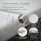 Outdoor Swivel Chair Set | PE Wicker Patio Conversation Set with Cushions | Beige