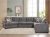 149'' Oversized Large Sectional Sleeper Sofa with Pull Out Bed & Cuddler | 7-Seater L-Shaped Sectional Couch with Chaise Lounge