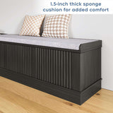 47 Inch Corner Dining Table Set with Storage Stool and Storage Bench