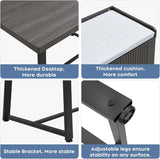 47 Inch Corner Dining Table Set with Storage Stool and Storage Bench