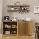 31.5" Modern Buffet Cabinet  With Storage