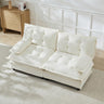 Modular Sectional Sofa with Cloud Cushions | Chenille Fabric | 2/3/4 Seater with Ottoman Options