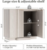 31.5" Modern Buffet Cabinet  With Storage