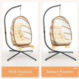Outdoor Hammock Egg Hanging Chair with Cushion