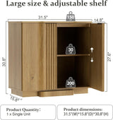 31.5" Modern Buffet Cabinet  With Storage
