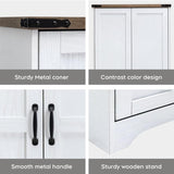 Yechen 71" Armoire Wardrobe Closet with Hanging Rod, Adjustable Shelves & 2 Drawers — White