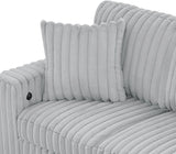 122'' U-Shaped Corduroy Sectional Sofa with Sleeper Bed & Storage Chaise