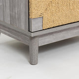 Boho Rattan Drawers Sidetable Nightstand 2 Packs