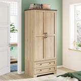 71" Modern Wooden Armoire Wardrobe Closet