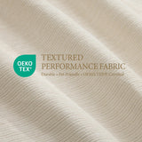 Yechen Cloud Bed Frame | Ribbed Chenille Upholstered Bed with 5.9" Padded Headboard | Queen & King