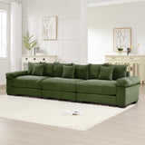 54" Oversized Corduroy Modular Sectional Sofa - Premium Comfort with High-Density Foam & Flexible Design