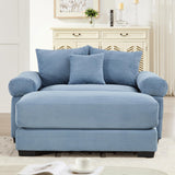 54" Oversized Corduroy Modular Sectional Sofa - Premium Comfort with High-Density Foam & Flexible Design