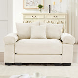 54" Oversized Corduroy Modular Sectional Sofa - Premium Comfort with High-Density Foam & Flexible Design