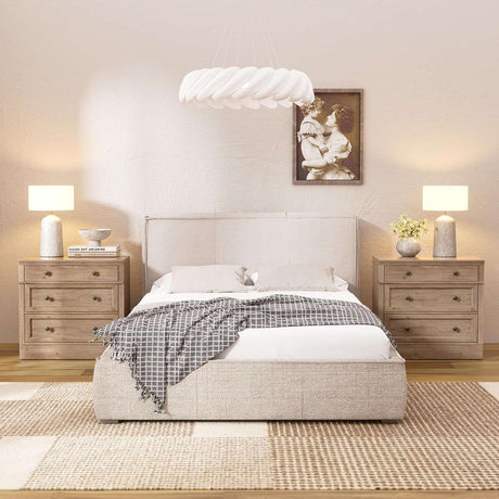 31.5" Oversized Extra Large Nightstand with 3 Drawers