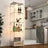 YECHEN Glass Display Cabinet with LED Lights | 4-Shelf Curio Cabinet with Drawer & Locking Door