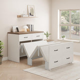 Twin Murphy Bed Chest with Drawer