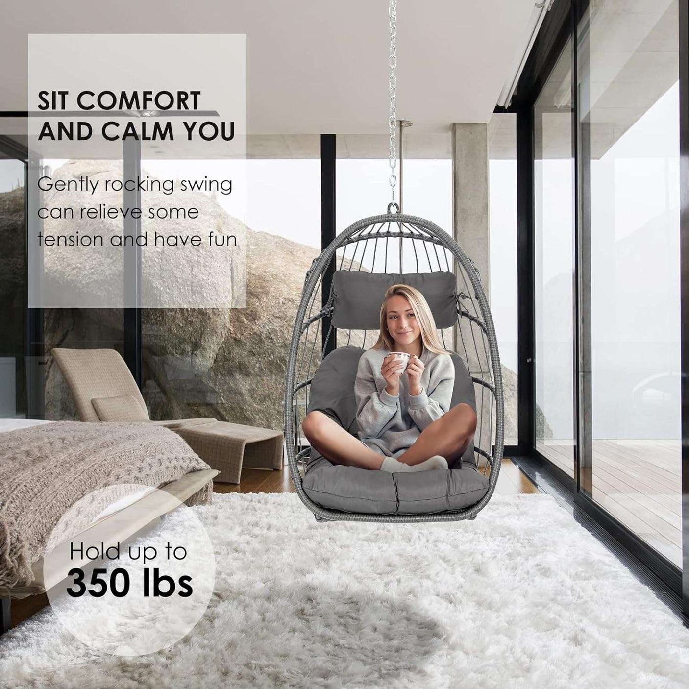 Hanging Egg Chair Outdoor Without Stand Indoor