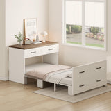 Twin Murphy Bed Chest with Drawer