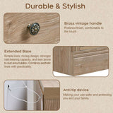 31.5" Oversized Extra Large Nightstand with 3 Drawers