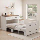 Twin Murphy Bed Chest with Drawer