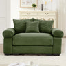 54" Oversized Corduroy Modular Sectional Sofa - Premium Comfort with High-Density Foam & Flexible Design