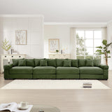 54" Oversized Corduroy Modular Sectional Sofa - Premium Comfort with High-Density Foam & Flexible Design
