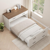 Twin Murphy Bed Chest with Drawer