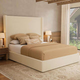 58" Tall Full Bed Frame with Lift Up Storage