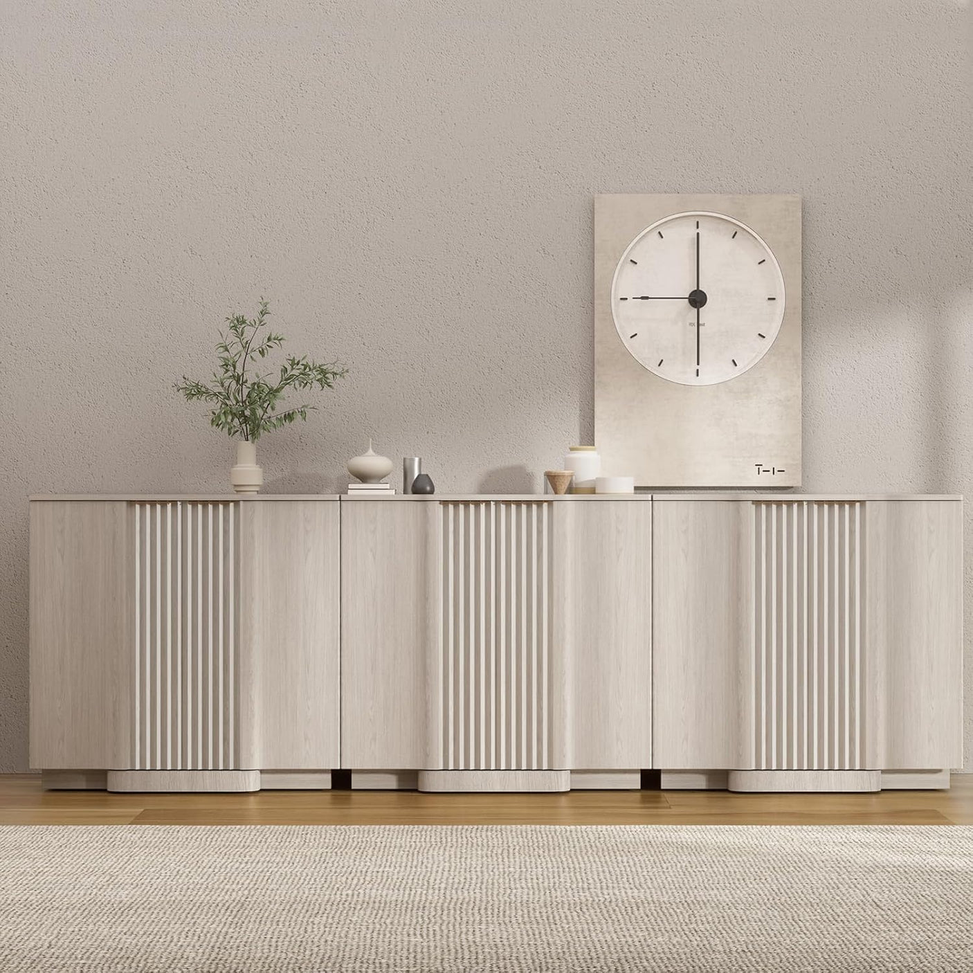 31.5" Modern Buffet Cabinet  With Storage