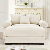 54" Oversized Corduroy Modular Sectional Sofa - Premium Comfort with High-Density Foam & Flexible Design