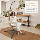 Outdoor Hammock Egg Hanging Chair with Cushion