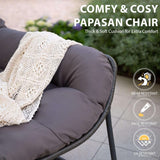 Cozy Wicker Outdoor Rocking Chair