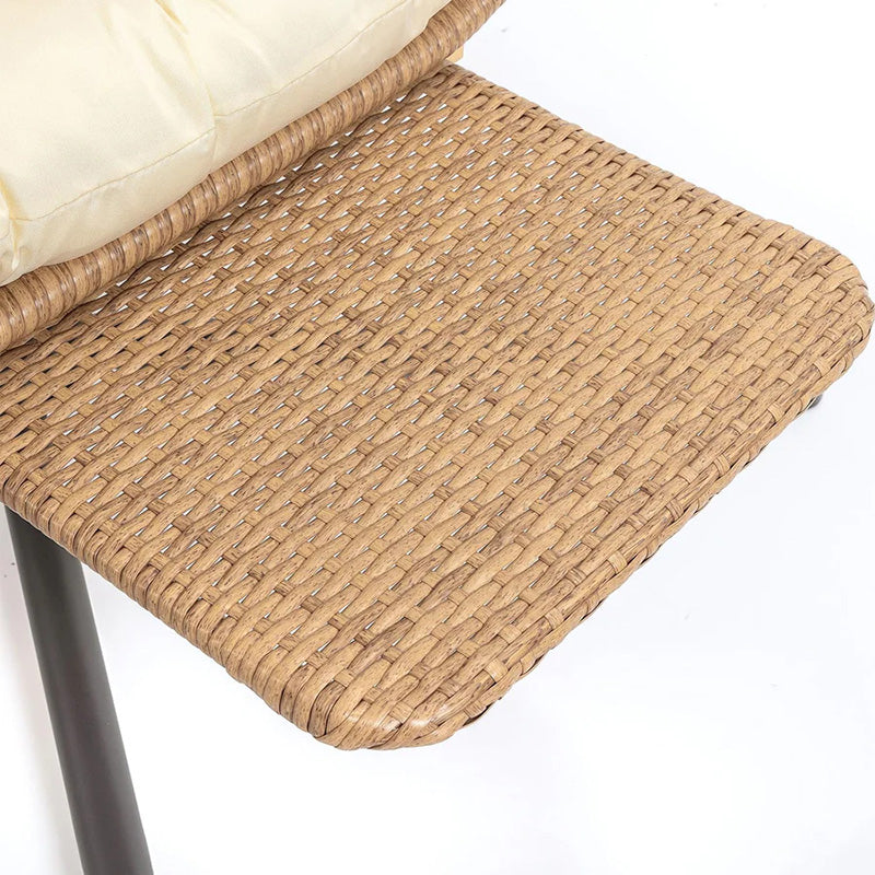 Luxurious Outdoor Egg Hanging Chair with Stand - All-Weather Rattan Swing for Patio & Bedroom