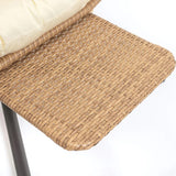 Luxurious Outdoor Egg Hanging Chair with Stand - All-Weather Rattan Swing for Patio & Bedroom