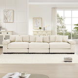 54" Oversized Corduroy Modular Sectional Sofa - Premium Comfort with High-Density Foam & Flexible Design