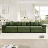 54" Oversized Corduroy Modular Sectional Sofa - Premium Comfort with High-Density Foam & Flexible Design