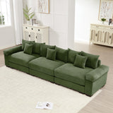 54" Oversized Corduroy Modular Sectional Sofa - Premium Comfort with High-Density Foam & Flexible Design