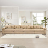 54" Oversized Corduroy Modular Sectional Sofa - Premium Comfort with High-Density Foam & Flexible Design