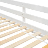 Twin over Twin House Bunk Bed with Roof