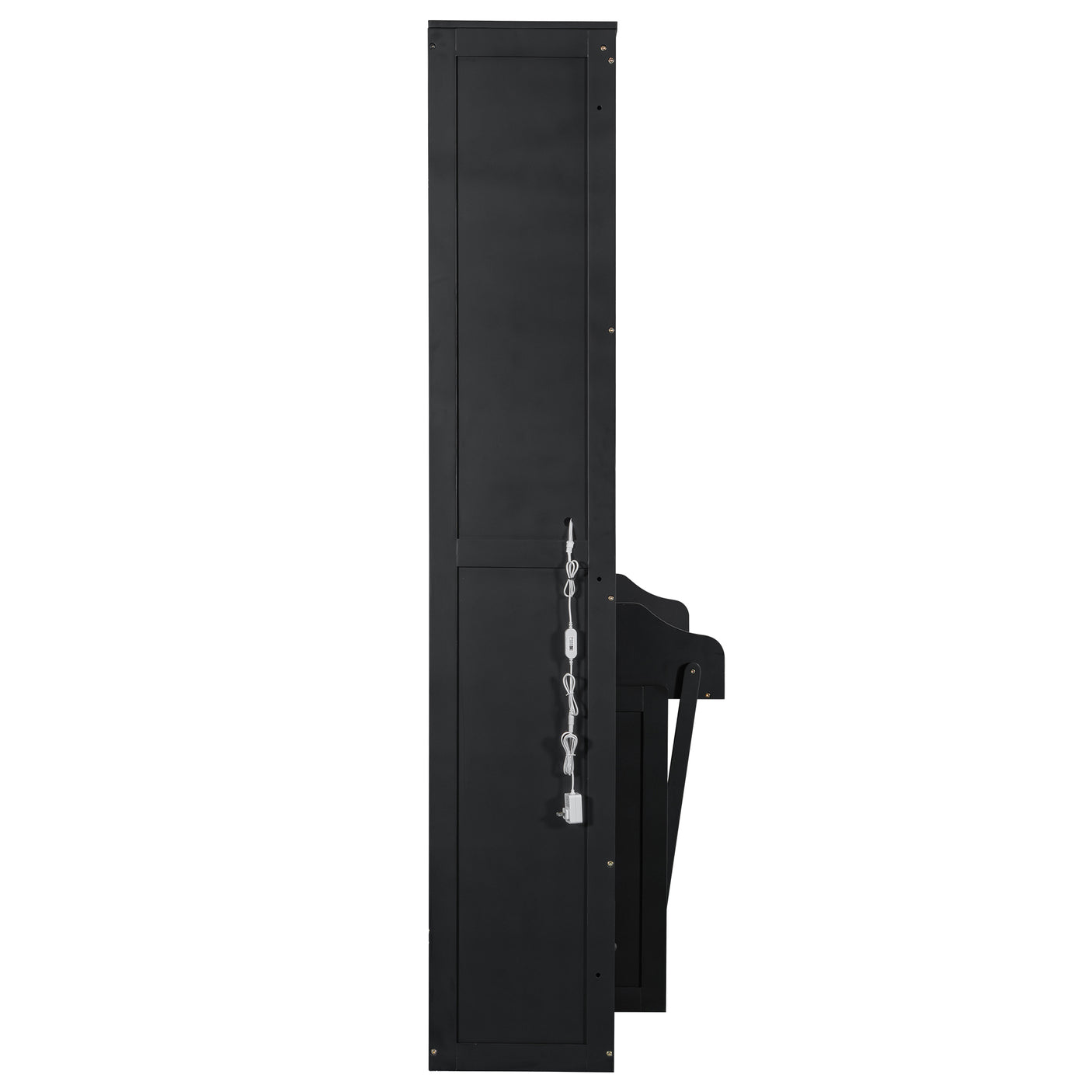 88"H Queen Size Murphy Platform Bed with Shelf