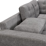 149'' Oversized Large Sectional Sleeper Sofa with Pull Out Bed & Cuddler | 7-Seater L-Shaped Sectional Couch with Chaise Lounge