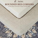 YECHEN Cloud Platform Bed – 15-Min Tool-Free Assembly, CULP® Performance Fabric & Stain-Resistant Cloud Frame