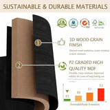 Yechen 67" Tall Rattan Kitchen Pantry Cabinet – Solid Wood Handle, Soft-Close Hinges, Adjustable Shelves, Dark Black