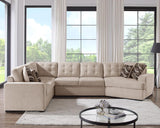 149'' Oversized Large Sectional Sleeper Sofa with Pull Out Bed & Cuddler | 7-Seater L-Shaped Sectional Couch with Chaise Lounge