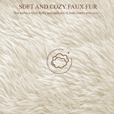 Boho Boucle Cloud Upholstered Platform Bed - Fluffy Soft Bed Frame with Rounded Corners