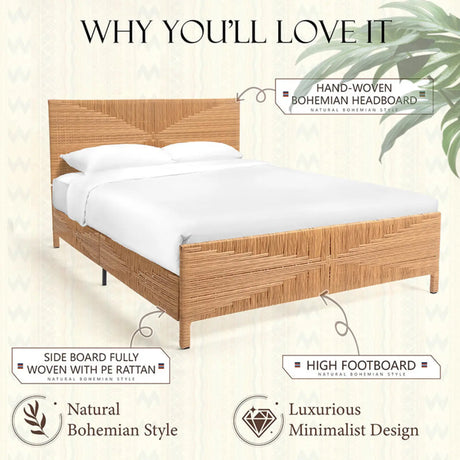 Bohemian_Rattan_Queen_Bed_Frame_with_Headboard_and_Footboard_5