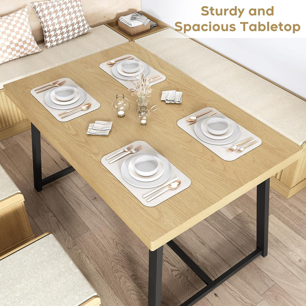 6-Piece Breakfast Nook Dining Set with Storage, Seats 4–6