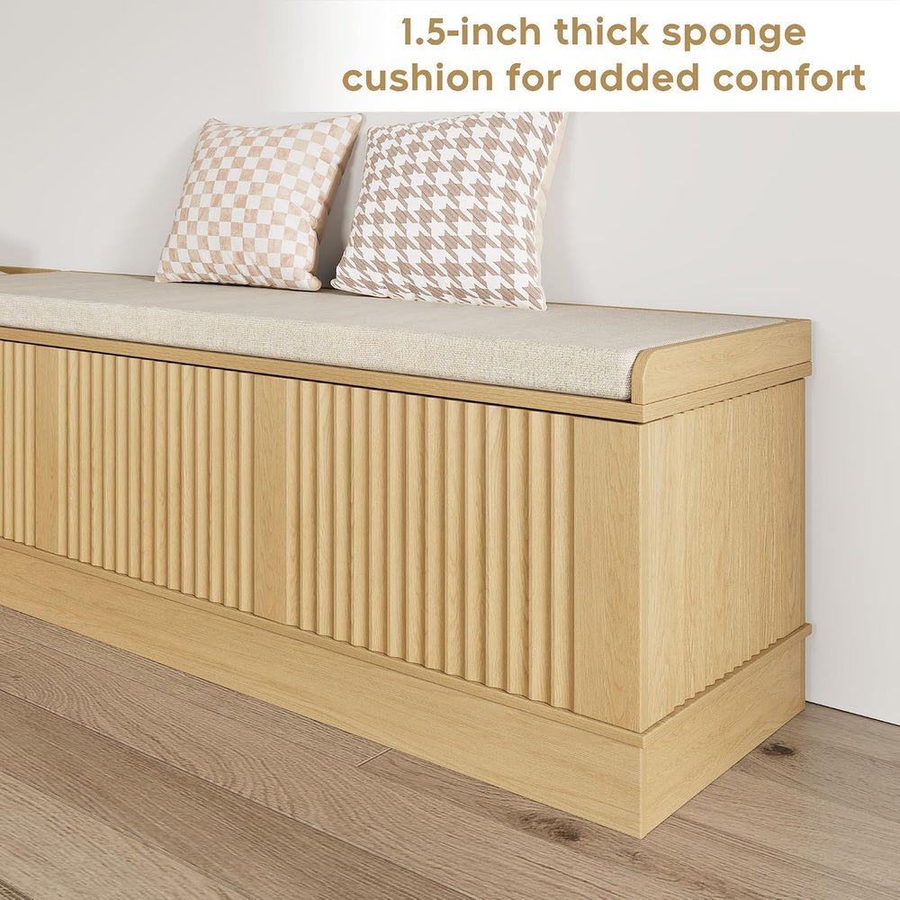 6-Piece Breakfast Nook Dining Set with Storage, Seats 4–6
